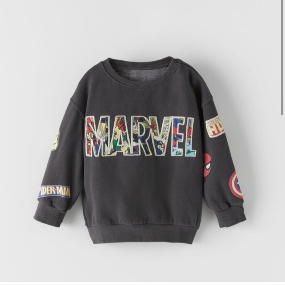 ISO 5T MARVEL ZARA SWEATSHIRT